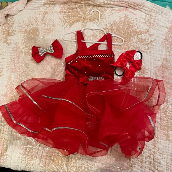 Weissman Showtime “Happy - Red” Dance Costume (SIZE SC) - Picture 1 of 4